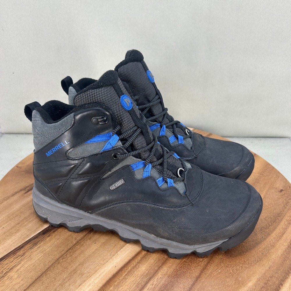 Merrell Moab FST Ice+ Thermo Waterproof Hiking Boots Mens Size 8 Black J06097